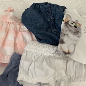 7-pc lot: Baby Gap & Tea Collection summer staples